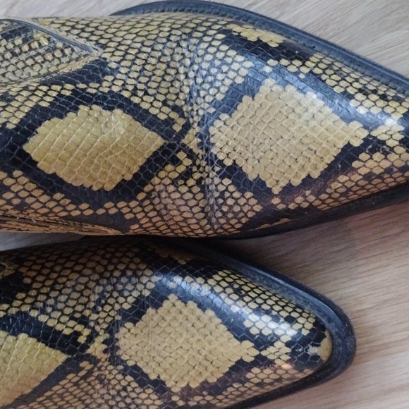 Chloe Rylee Python Embossed Ankle Bootie 🐍 - Picture 6 of 11